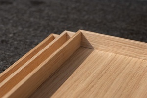 Bandeja de Madera Natural de Excelente Calidad para Servir el Desayuno en la Cama, Mesa de Cocina o Sala de Estar, Disponible en Fábrica - Product Image 4