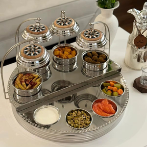 Última Novedad: Cuencos Desechables de Acero Inoxidable para Chocolate y Dulces, con Color/Logotipo Personalizado, Regalo de Boda Moderno y de Lujo - Product Image 1