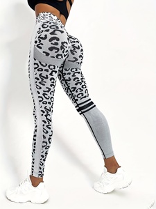 Leggings de yoga pour femmes, taille haute, en spandex et nylon, pour le sport et le fitness, vente en gros - Product Image 1