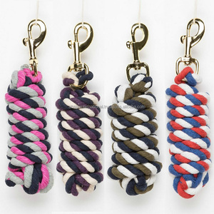 Cuerda de plomo de algodón para caballos, accesorio de alta calidad con gancho de presión, cuerda de plomo ecuestre - Product Image 1