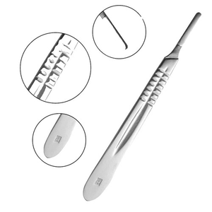Mango de bisturí de acero inoxidable de alta calidad, fabricante y exportador dental Médico Quirúrgico - Product Image 6