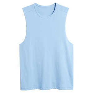 Camiseta sin Mangas para Hombre de Alta Calidad, Tejida, Informal, Ligera, 100% Algodón, Personalizable, Superventas - Product Image 5