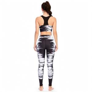 STAR SPEED Women's Solid 2Pcs <b>Gym</b> Fitness <b>Sets</b> Workout Scrunch Butt Open Back Sports Bra High Waist Leggings Seamless Yoga <b>Set</b> - Product Image 3