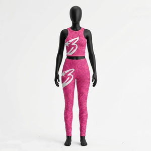 Conjunto de Camiseta sin Mangas y Pantalones Jogger de Felpa Francesa de 280 GSM, Lavado Ácido, Estampado Puff, Logotipo Personalizado, Ropa Urbana para Mujer - Product Image 6