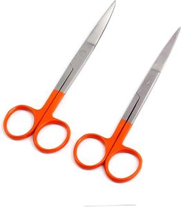 14cm Dressing Scissors Straight/Curved Silver German Stainless Steel Manual Instrument Set DC-<b>S</b>-<b>9</b> for General Surgery Dentavex - Product Image 4