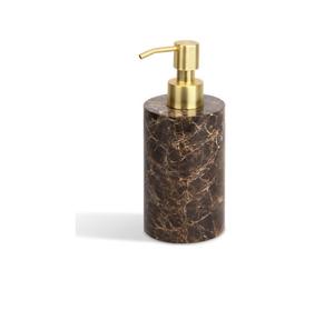 Distributeur de savon liquide en marbre avec pompe en nickel brossé, rechargeable, pour savon à vaisselle, savon pour la cuisine - Product Image 4