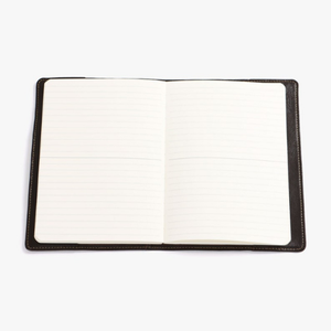 ปกสมุดโน้ตหนังแพะแบบเติมได้ ขนาด A5 พร้อมที่ใส่ปากกา ช่องใส่โทรศัพท์ ปกสมุดจดบันทึกทำมือ - Product Image 5
