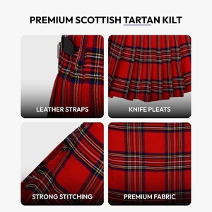 Fabricant de kilt pour hommes de qualité supérieure, kilt écossais traditionnel sur mesure, vêtements des Highlands, vente en gros, usine OEM - Product Image 3