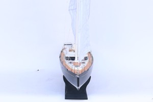Modèle de Yacht à Voile Britannique en Bois Fait Main OYSTER 54 pour la Décoration de la Maison, Cadeau d'Affaires et Collection - Product Image 5