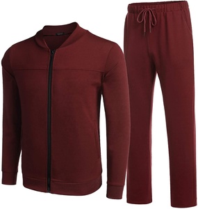 Survêtement de sport de marque pour hommes, tenue décontractée 2 pièces, avec fermeture éclair, coupe-vent, 2020 - Product Image 6