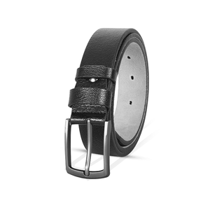 Ceinture en cuir de vache véritable pour hommes, ceinture habillée élégante et tendance, boucle à ardillon réglable, design de luxe, prix bas - Product Image 5