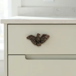 Cast Iron Eagle Bird Cabinet <b>Knob</b> Modern Design Hotel Furniture Hardware Durable Eco-Friendly Antirust High Quality Rajvasant - Product Image 5