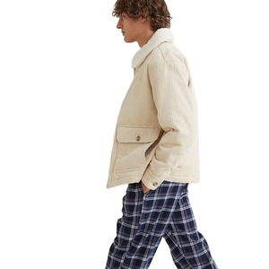 Men's Yarn Dyed <b>Plaid</b> <b>Trousers</b> Casual Elastic Waist Woven Pants - Product Image 5
