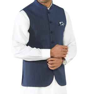 Chaleco de Cuello Indio-Pakistaní 100% de Alta Calidad en Venta, Ropa Exterior Personalizada para Hombre, Servicio OEM - Product Image 1