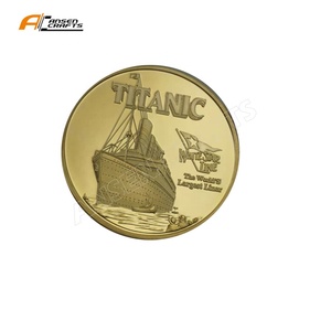 Medalla Conmemorativa del RMS Titanic de la White Star Line, Chapada en Oro y Plata, de Alta Calidad, Fabricada en Fábrica - Product Image 2