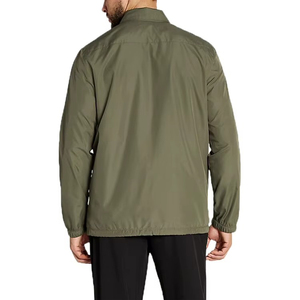 OEM Manufacturer Custom Logo Printed Collar Closure Breathable Quick Dry Winter Wear Canvas Men's <b>Coach</b> Jacket For Online Sale - Product Image 3