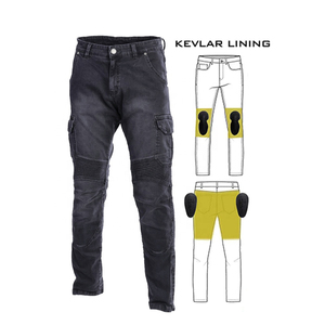 Pantalon en jean moto OEM ODM pour homme, avec protection renforcée et options de conception personnalisée pour l'habillement - Product Image 1