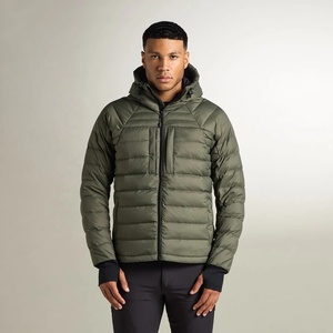 Chaqueta Acolchada Ligera con Capucha para Hombre, Abrigo de Plumón Transpirable y Resistente al Viento para Viajes y Actividades al Aire Libre - Product Image 1
