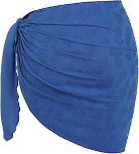 Sarong à nouer sur le côté pour femme, mini-jupe de plage en crochet, cache-maillot de bain, taille unique - Product Image 2