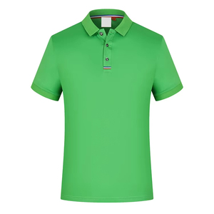High Performance Men Polo Shirt Moisture <b>Wicking</b> Breathable Casual Summer Sports Uniform Apparel - Product Image 1