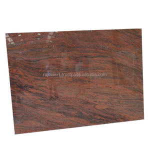 Dalle de scie à gangs en granit multicolore rouge de qualité supérieure finition polie vente chaude pour les repas en plein air utilisation de la villa extérieure - Product Image 4