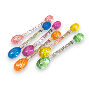 Bâtonnet de relaxation classique en plastique rempli d'eau avec paillettes, jouet anti-stress pour les enfants de 5 à 7 ans et les adultes/enfants pour les décorations - Product Image 2