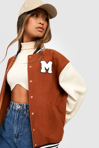 Custom Long Sleeve Women Baseball <b>Varsity</b> <b>Jacket</b> <b>Plain</b> <b>Varsity</b> Letterman <b>Jackets</b> High Quality Wholesale <b>Varsity</b> <b>Jacket</b> - Product Image 6