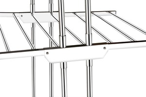 Séchoir à linge pliable multifonctionnel, support de séchage portable pour intérieur et extérieur, organisateur de vêtements, gain de place, rangement domestique - Product Image 4