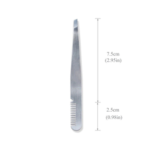 Pince à épiler de luxe haut de gamme, durable, faite à la main, à pointe fine, pour le soin des sourcils, en acier inoxydable, outil de beauté de précision - Product Image 3
