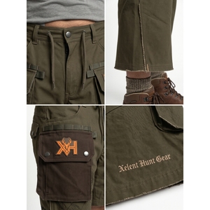 Premium Custom <b>Men's</b> Modular Waxed Canvas Hiking <b>Shorts</b> Oversized Streetwear Cargo Utility Techwear Pants OEM Factory Sialkot - Product Image 4