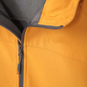 Veste imperméable coupe-vent à capuche pour homme en toile respirante, idéale pour l'extérieur, avec logo frontal - Product Image 5