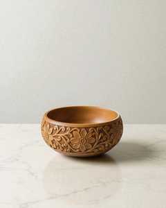 ชามไม้ทำมือสำหรับใส่ผลไม้และของว่าง ดีไซน์วาบิซาบิ ของตกแต่งบ้าน - Product Image 5