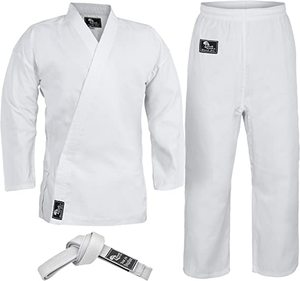 Kimono de Karate 100% Algodón, Uniforme de Artes Marciales Unisex para Adultos con Cinturón, Diseño Personalizado, Talla XXL, 160g, YQ - Product Image 1