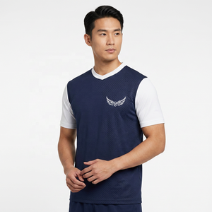 Camiseta de Fútbol para Hombre de Alta Calidad al por Mayor, 100% Poliéster, Transpirable, Manga Corta, Personalizable - Product Image 4