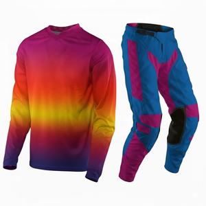 Combinaison de motocross MX % polyester anti-UV, séchage rapide, respirante, toutes saisons, design personnalisable pour adultes - Product Image 1