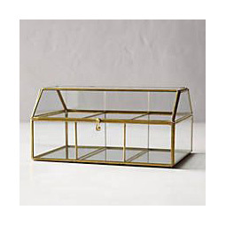 Boîte de rangement pour bijoux en métal décorative de qualité supérieure, design artisanal pour bagues, colliers et accessoires - Product Image 5