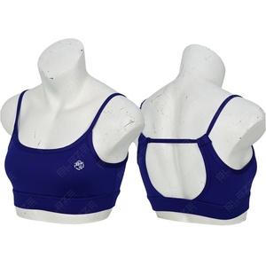 Fitness personnalisé, un soutien-gorge de sport sans couture à soutien moyen personnalisé avec un design numérique - Product Image 1