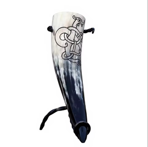 Crestes de corbeau nordiques artisanales en corne de buffle, écologiques, style viking, articles de bar médiévaux, cadeau pour guerriers et collectionneurs, qualité supérieure - Product Image 6