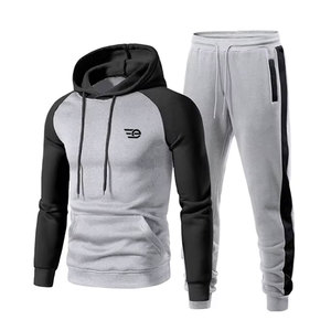 Conjunto Deportivo Informal de Invierno para Hombre, con Capucha, Tejido Suave y Transpirable, para Gimnasio, Entrenamiento y Estilo de Vida Diario - Product Image 1