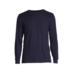 เสื้อเชิ้ตแขนยาวผู้ชายขายส่ง OEM เสื้อยืดแขนยาวจำนวนมาก รับผลิตเสื้อผ้าแบรนด์ส่วนตัว ราคาโรงงาน - Product Image 3