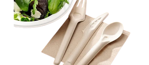 New Compostable 155mm Paper <b>Fork</b> Pack of 25 Set for Catering and Outdoor Dining <b>Dessert</b> <b>Fork</b> for Bakery and Food Court Meals Use - Product Image 2