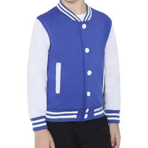 Veste de baseball universitaire pour hommes, vente en gros d'usine, haute qualité, broderie personnalisée, vestes varsity d'hiver, 100% coton - Product Image 6