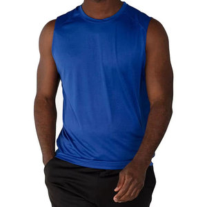 Diseña tu propia camiseta sin mangas con logo, camiseta sin mangas con cuello redondo, camiseta estilo streetwear para hombre - Product Image 1