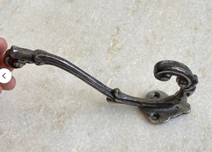 Vintage Coat <b>Hook</b> Antique Cast Iron Rustic <b>Wall</b> <b>Hooks</b> - Product Image 3