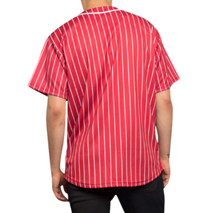 Vêtements de sport sur mesure en polyester/coton respirant, chemises de baseball à manches courtes boutonnées, taille plus, unisexe - Product Image 2