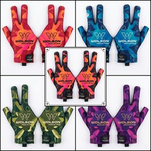 Guantes de Snooker Deportivos de Alta Calidad, Cómodos, Elásticos, Ligeros, Ajustables, de Tres Dedos, de Poliéster/Lycra para Uso Diario, para Hombre - Product Image 2