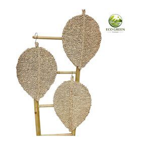 Salvamanteles de Jacinto de Agua Tejido a Mano, Ecológico, Rústico, para Mesa de Comedor, Accesorio Natural de Estilo Boho para el Hogar y la Cocina - Product Image 4