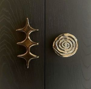 European Metal Drawer <b>Knobs</b> Vintage Wardrobe Door Handles Kitchen Cabinet Hardware <b>for</b> <b>Dresser</b> Use - Product Image 6