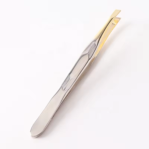 Eyelash Special Hair Extraction Nail Special Eyebrow <b>Trimming</b> Beauty Makeup Portable Beard <b>Clip</b> Tweezers Slanted - Product Image 1