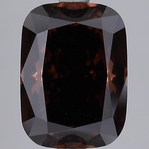 3.09ct <b>Cushion</b> Cut Lab Grown Diamond Fancy Deep Brown VS1 IGI Certified CVD Loose Diamond Wholesale for Jewelry Making - Product Image 1
